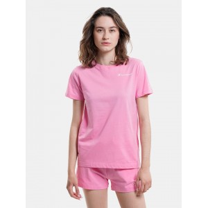 Champion Γυναικείο Αθλητικό T-shirt Ροζ ΓΥΝΑΙΚΕΙΑ 