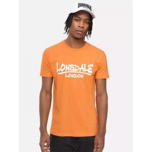 Lonsdale Ανδρικό T-shirt κοντομάνικο Πορτοκαλί ΑΝΔΡΙΚΑ  