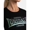 Lonsdale Γυναικείο Αθλητικό T-shirt Μαυρo