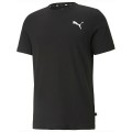 Puma Ανδρικό T-shirt Μαύρο με μικρό Λογότυπο