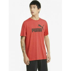 Puma Essentials Ανδρικό Αθλητικό T-shirt Κοντομάνικο Κόκκινο