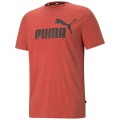 Puma Essentials Ανδρικό Αθλητικό T-shirt Κοντομάνικο Κόκκινο