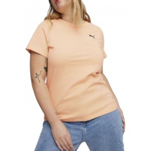 Puma Γυναικείο T-shirt Πορτοκαλί μονόχρωμο