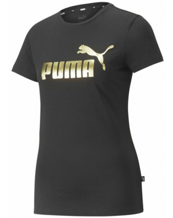Puma Essentials Γυναικείο Αθλητικό T-shirt Μαύρο