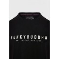 Funky Buddha logo Ανδρικό T-shirt Κοντομάνικο Μαύρο