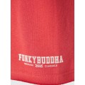 Funky Buddha Αθλητική Ανδρική Βερμούδα Κόκκινη