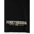 Funky Buddha Αθλητική Ανδρική Βερμούδα Μαύρη